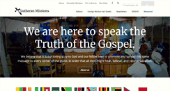 Desktop Screenshot of lutheranmissions.org